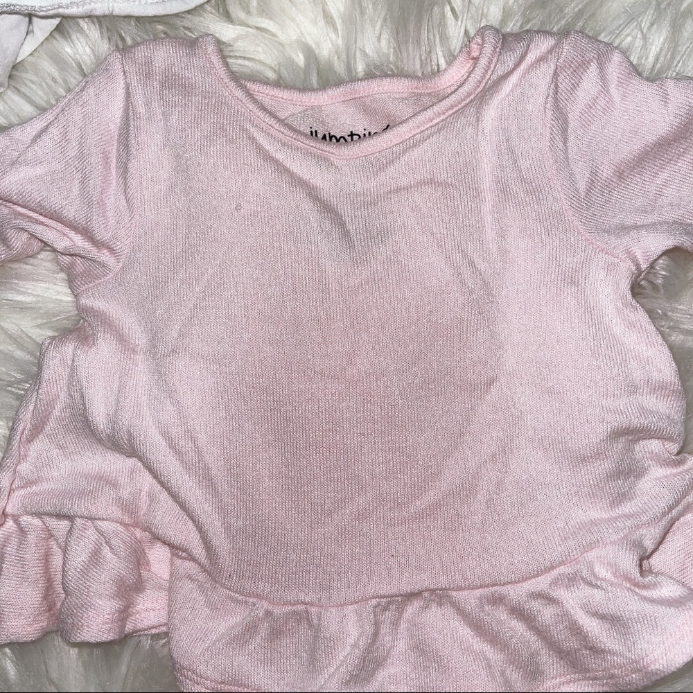 0-6 months baby girl long sleeve shirts - Picture 2 of 3